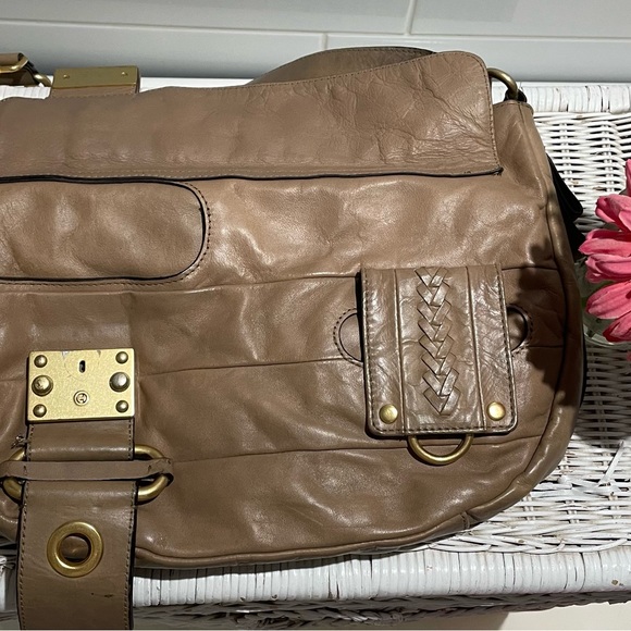 Vintage Tan Leather Juicy Couture purse - Picture 5 of 12